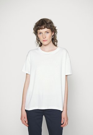 CANE GLITTER - Triko s potiskem - white