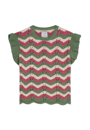 Print T-shirt - multicolor stripes