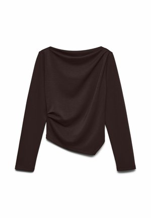 Vero Moda, SHIRT - T-shirt à manches longues - chocolate torte