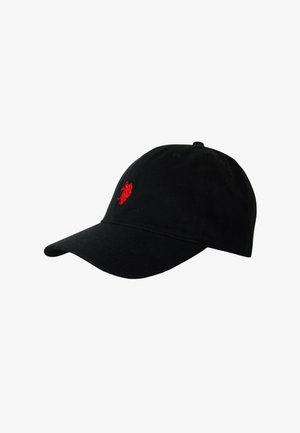 U.S. Polo Assn. U.S. POLO ASSN. CAP BASECAP POLOMÜTZE RUNDES DACH - Cap - schwarz