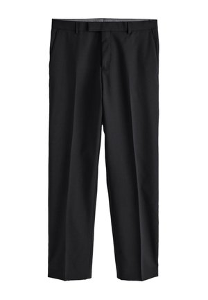REGULAR FIT SIGNATURE NOVA FIDES - Pantalon classique - black