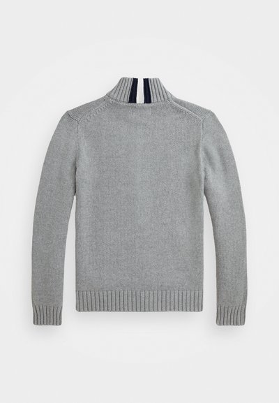 Polo Ralph Lauren COTTON FULL ZIP JUMPER - Strickjacke - andover heather