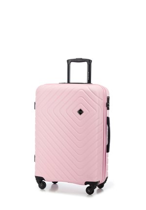 MEDIUM SUITCASE FROM ABS - Wheeled suitcase - light pink