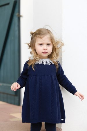 ROBE - Jumper dress - marine