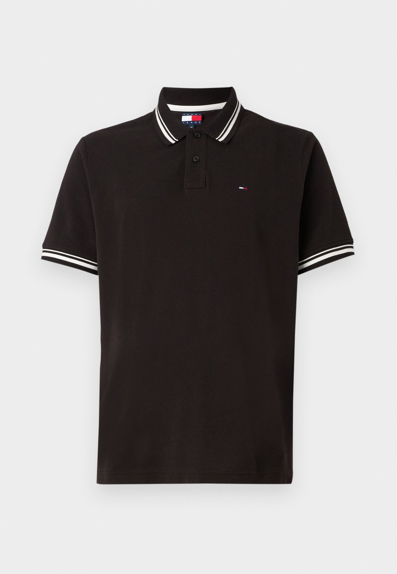 Tommy Jeans Poloshirt zwart Tommy Jeans Poloshirt zwart