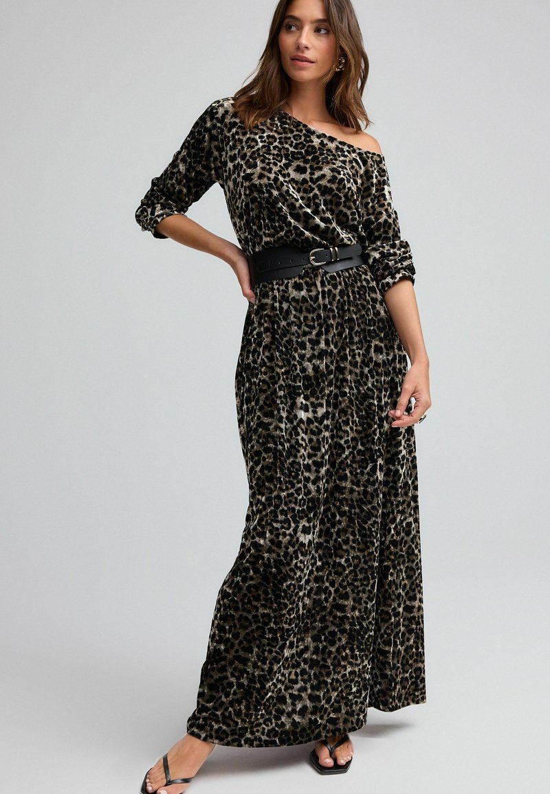 Next LONG SLEEVE TALL REGULAR FIT - Maksimekko - leopard animal print