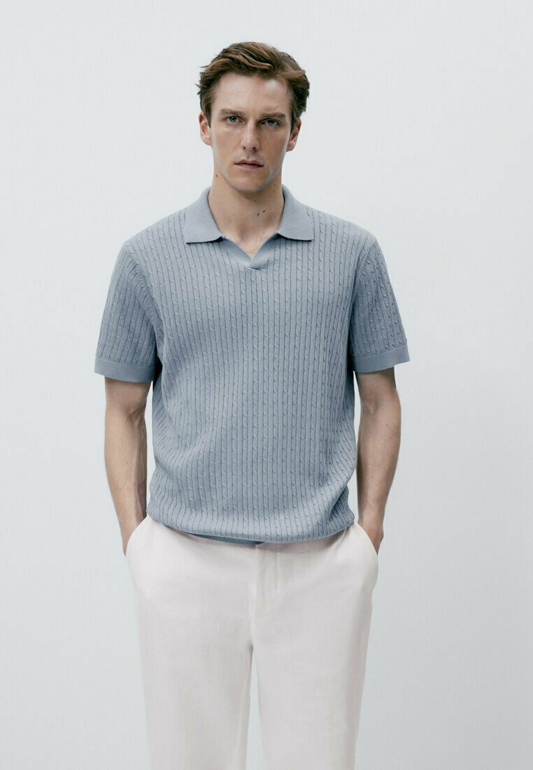 Massimo Dutti Polotričko - blue/modrá - Zalando.cz