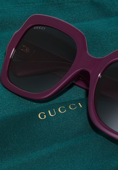 Gucci Sunglasses - burgundy/grey