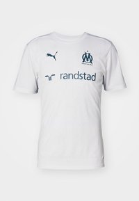 OM TRAINING - Camiseta de fútbol - white/ocean tropic