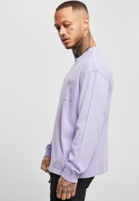Urban Classics PIGMENT DYED POCKET LONGSLEEVE - Topper langermet - lavender