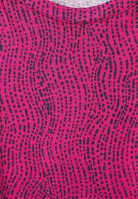 Cecil TOS AOP DOTTED WEAVE - T-Shirt print - grün/dunkelgrün-meliert