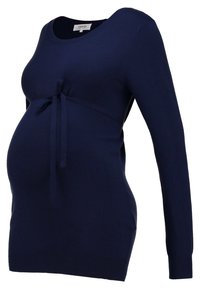 Zalando Essentials Maternity Stickad tröja - dark blue
