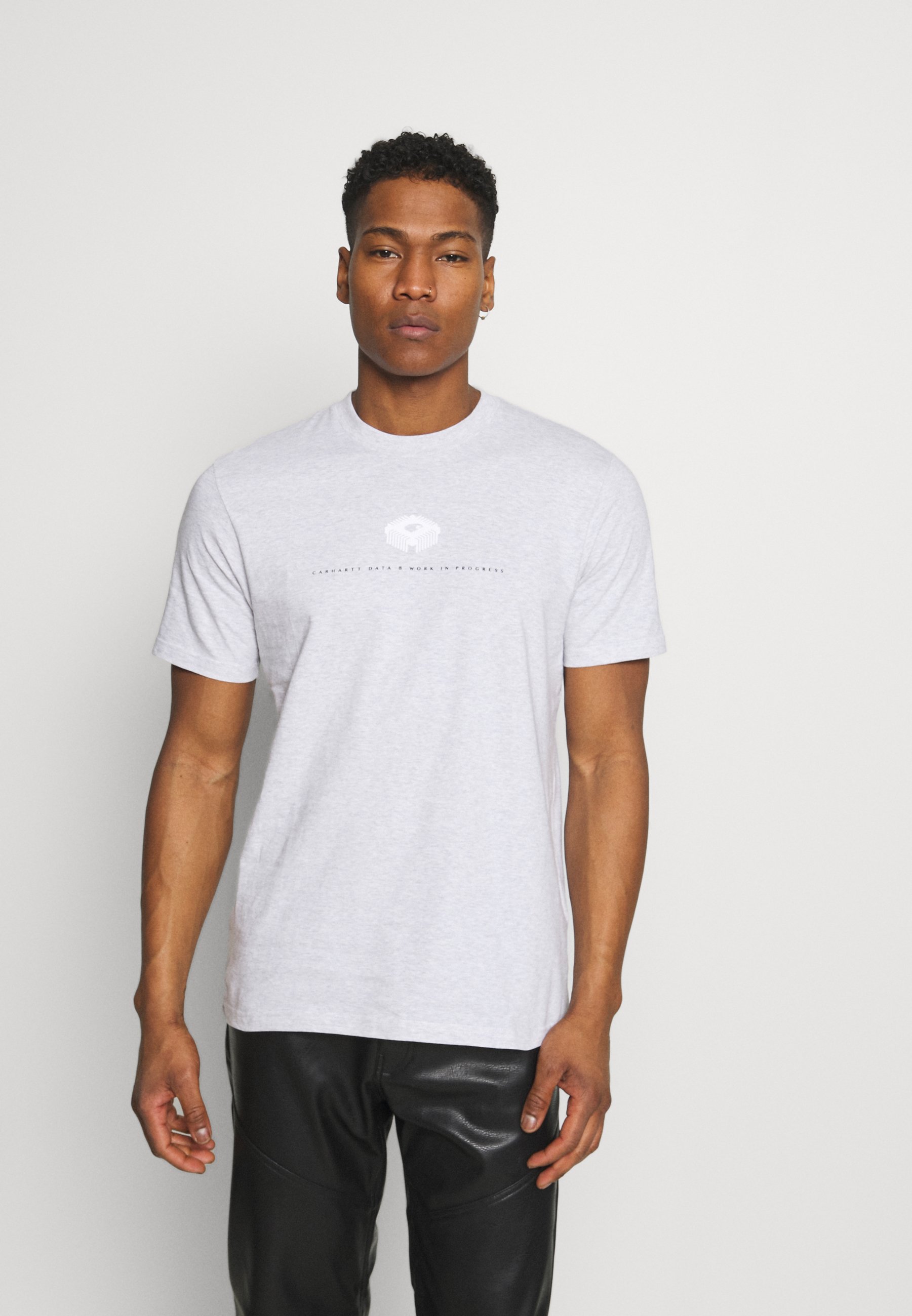 Carhartt WIP DATA - Print T-shirt - ash 