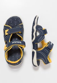 Timberland - ADVENTURE SEEKER 2 STRAP - Vandringssandaler - navy/yellow Miniatyrbild 1