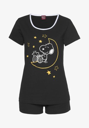 Peanuts SET - Pyjama set - schwarz