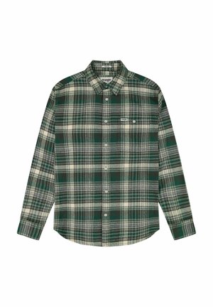 Wrangler LONG SLEEVE BRUSHED - REGULAR FIT - Shirt - green birch