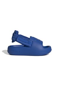 adidas Originals ADIFOM ADILETTE KIDS - Matalakantaiset pistokkaat - blueblueblue