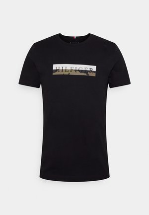 CAMO GRAPHIC TEE - T-shirt con stampa - black