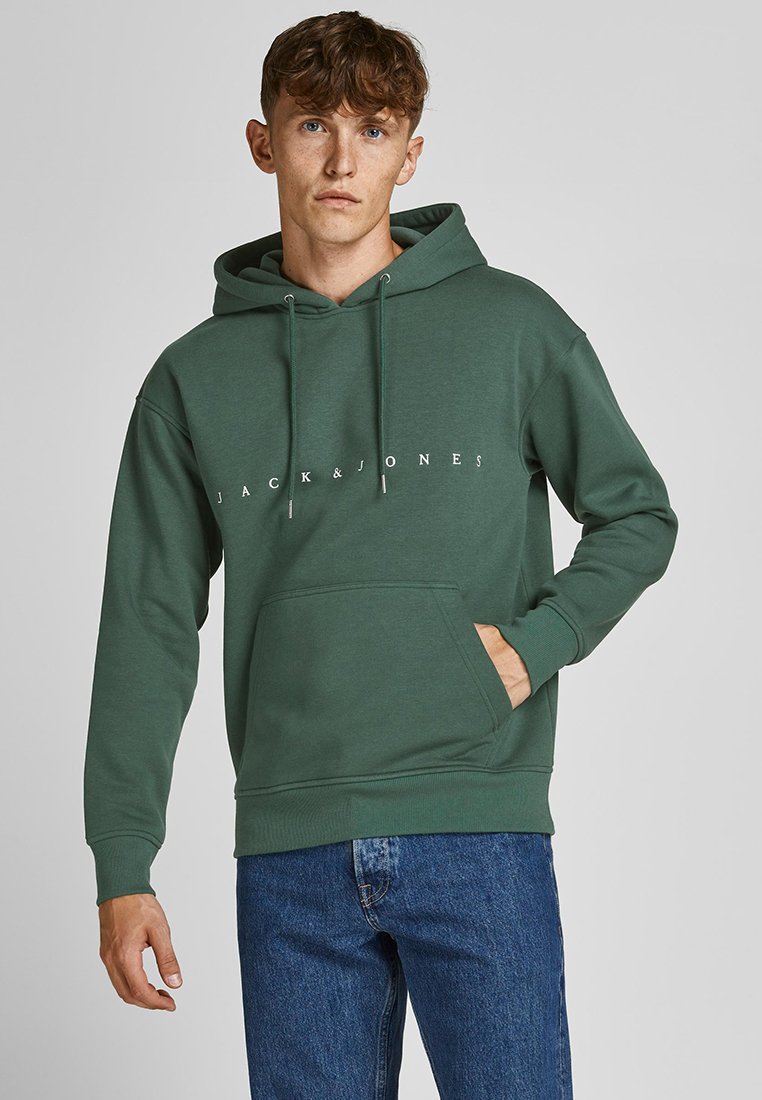 Sudaderas Hombre | Con Logotipo Sudadera Con Capucha Trekking Green |  Jack\u0026Jones – Restimuse