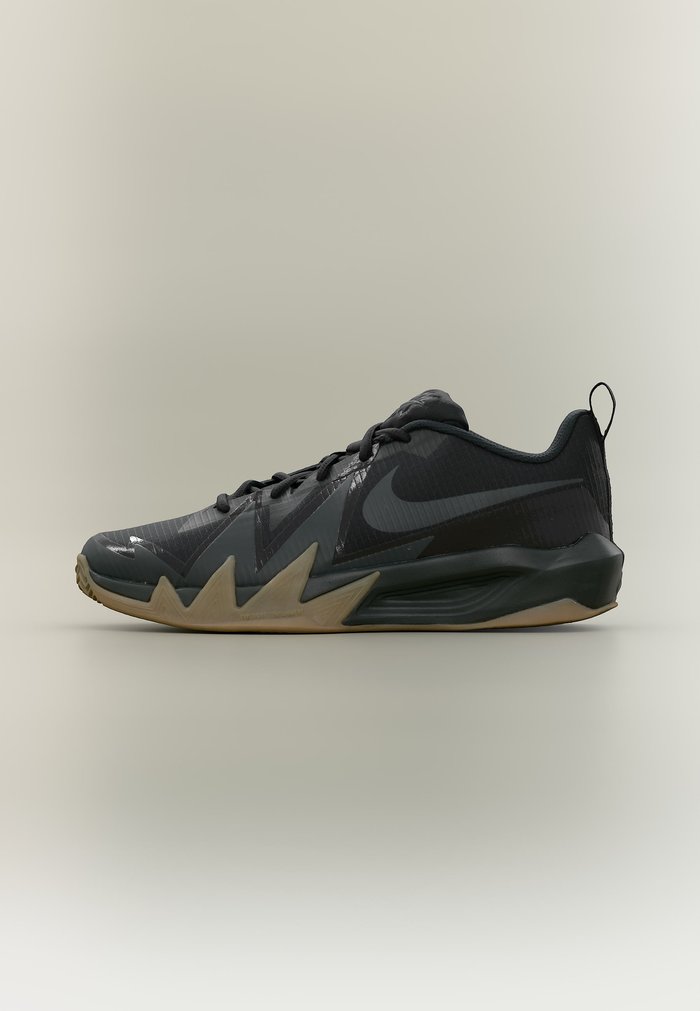 Nike ST DYNAMITE UNISEX - Basketball shoes - black/black/dark smoke grey/light brown