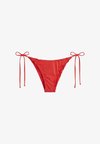 RUFFLED BIKINI BOTTOMS - Bas de bikini - red