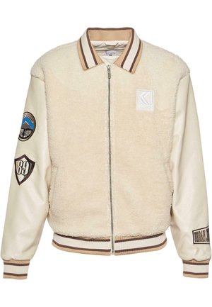 Karl Kani OG TEDDY COLLEGE  - Bomberjacke - offwhite