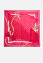 Foulard Liu Jo Logomania 120×120 Cm – Colore Dark Fuxia, In Tessuto Leggero, Perfetto Come Regalo E Accessorio Firmato