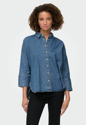 ONLGRACE-ELLI - Bluza s gumbima - medium blue denim