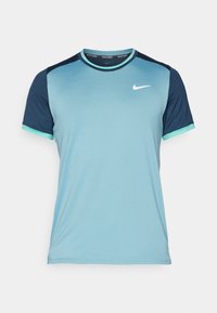 ADVTG - Camiseta deportiva - denim turqoise/armory navy/green frost/white