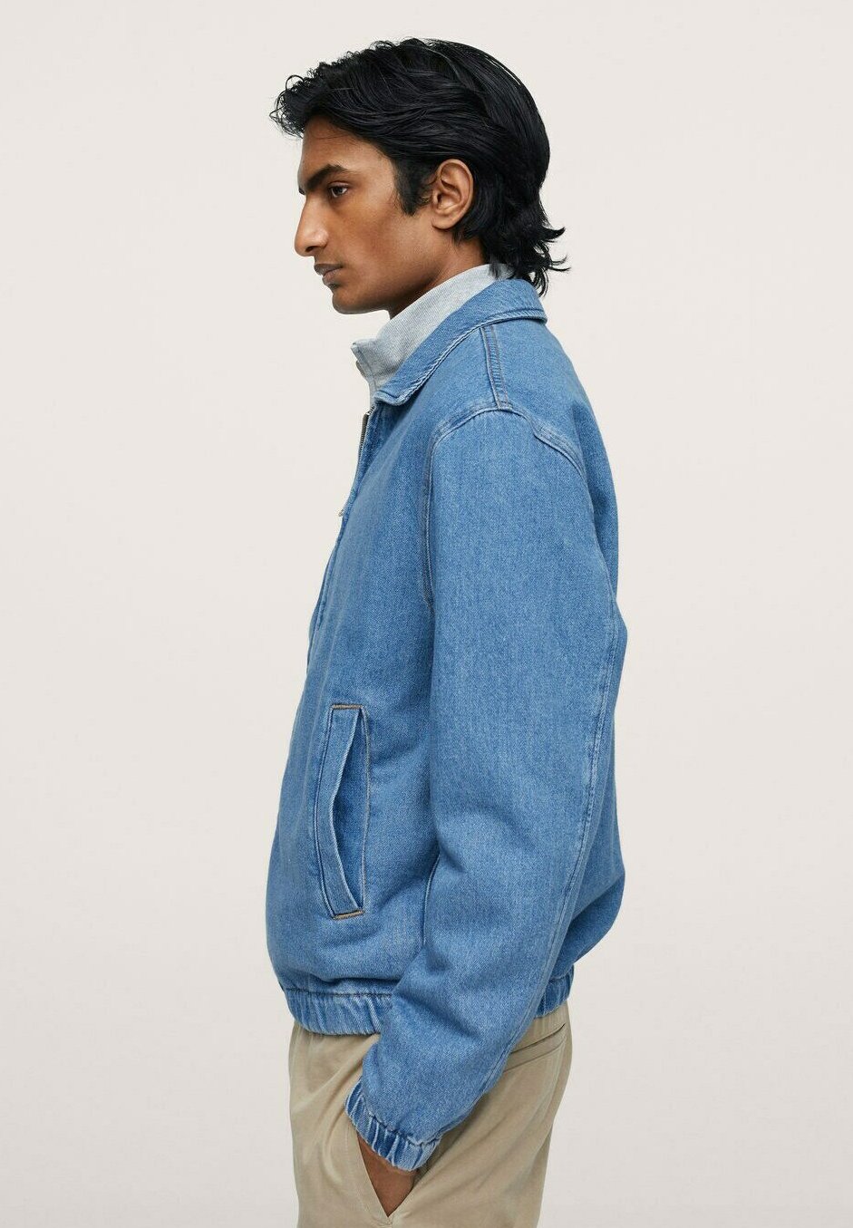 Mango MIT REISSVERSCHLUSS - Denim 