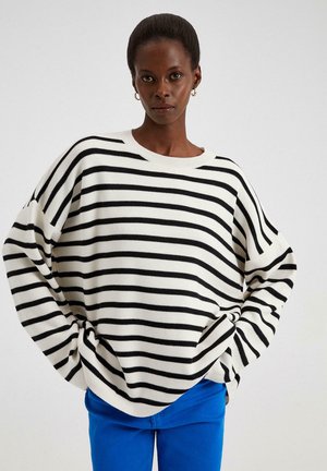 STRIPED - Jersey de punto - black