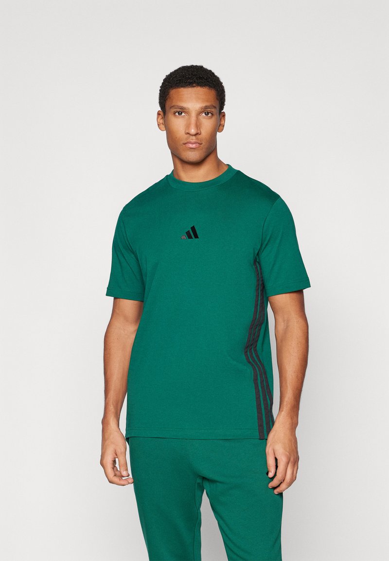 adidas Sportswear - Marškinėliai su spaudiniu - collegiate green/black, Padidinti