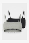 UNLINED BRALETTE 2 PACK - Topp - black/grey heather