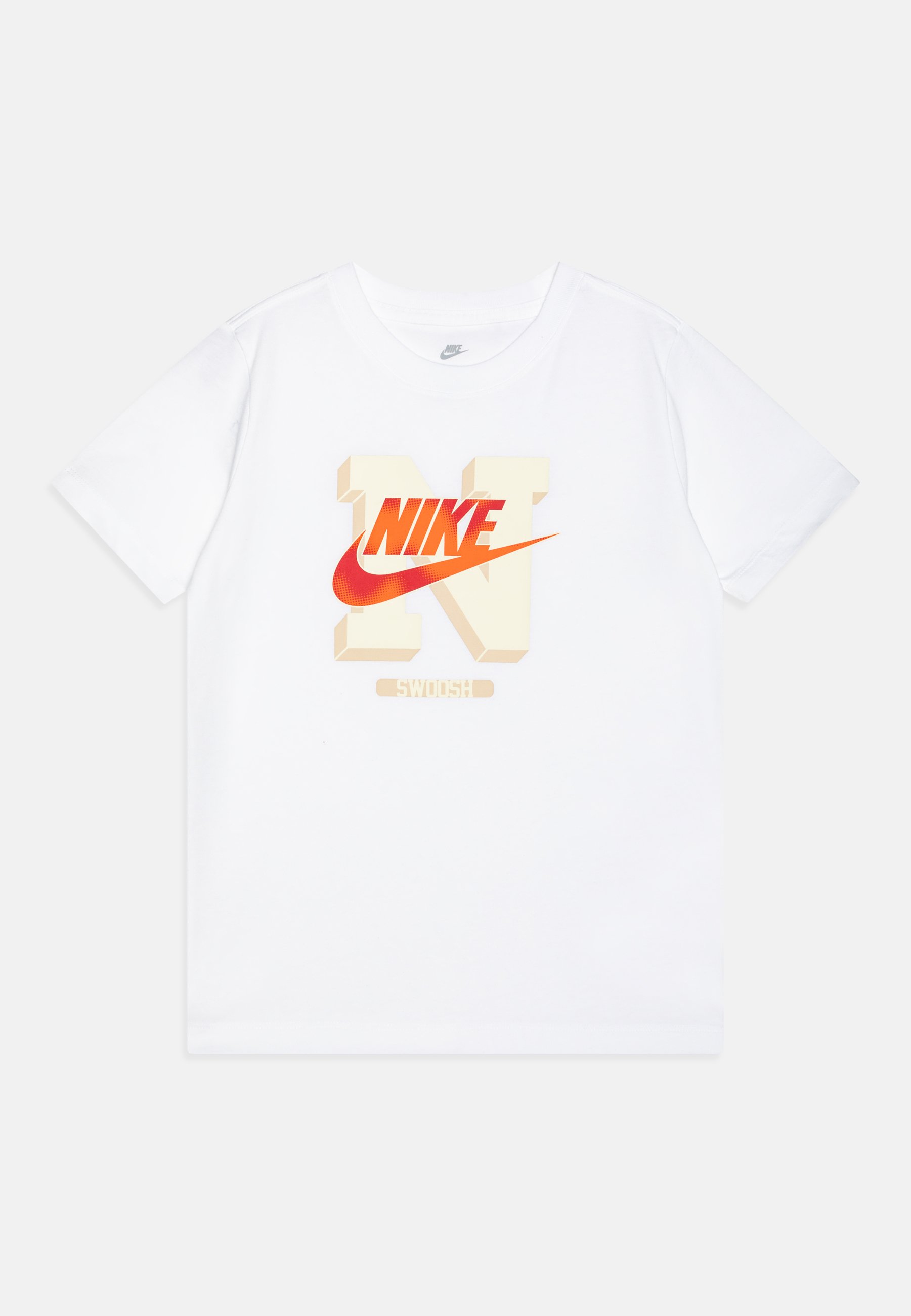 Nike Sportswear Nike Shirt White And Gold Futura Nike Tee Shirt Blanc Nike  Sportswear TEE FUTURA UNISEX T