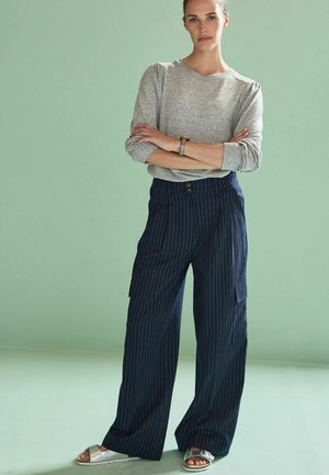 Next COSY LIGHTWEIGHT SOFT TOUCH SLEEVE DETAIL  - Svetrík - grey