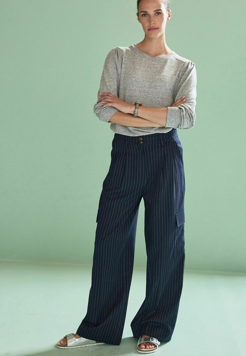 Next COSY LIGHTWEIGHT SOFT TOUCH SLEEVE DETAIL  - Džemper - grey