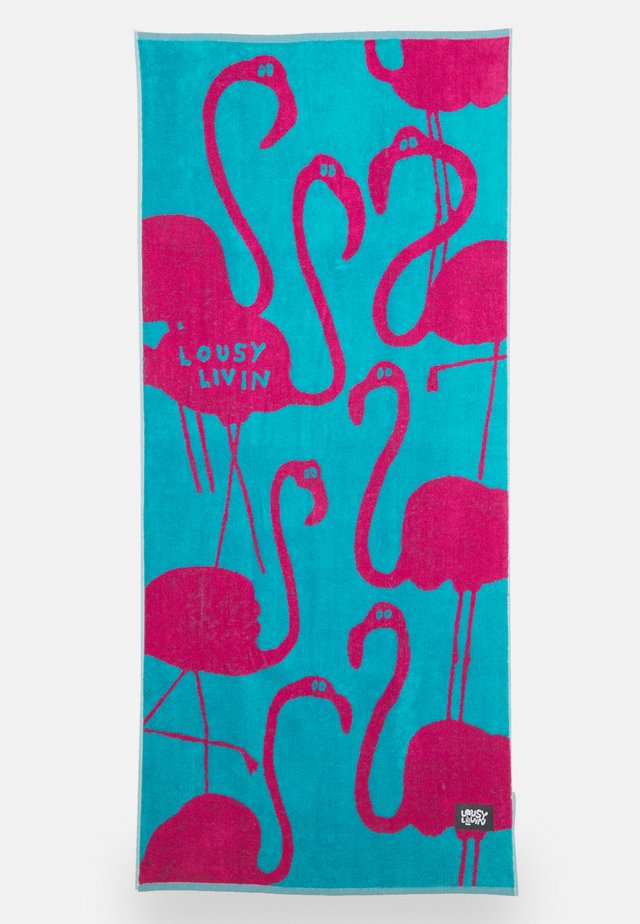 TOWEL FLAMINGOS UNISEX - Strandaccessoar - tourquise