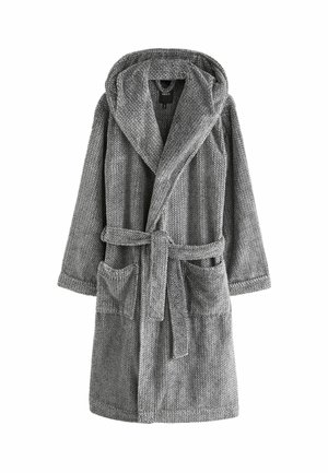 HOODED - REGULAR FIT - Bademantel - grey