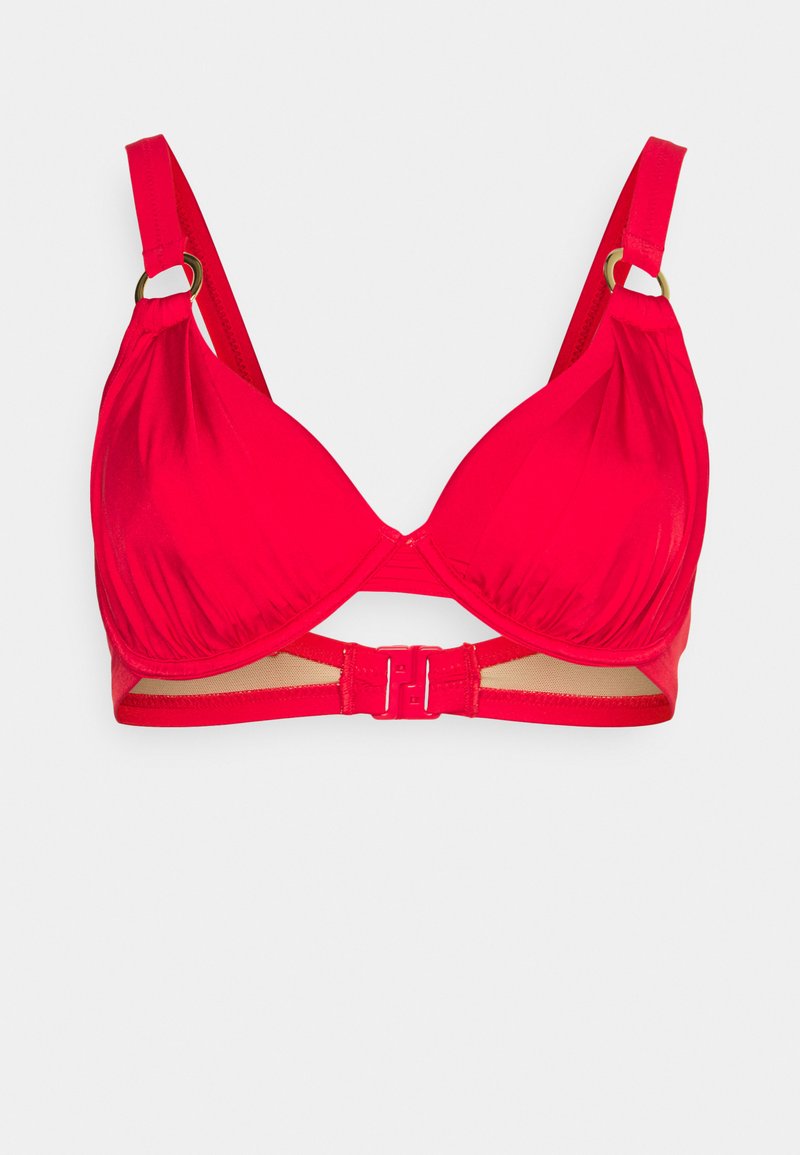 Pour Moi SAMOA NON PADDED HALTER UNDERWIRED - Parte de cima de biquíni - red