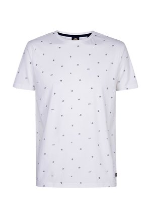 Petrol Industries, MEN T-SHIRT SS AOP - T-Shirt print - bright white