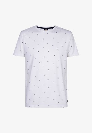 Petrol Industries, MEN T-SHIRT SS AOP - T-Shirt print - bright white