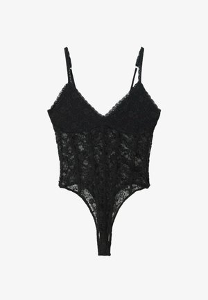 STRAPPY WITH BLONDE - Débardeur - black