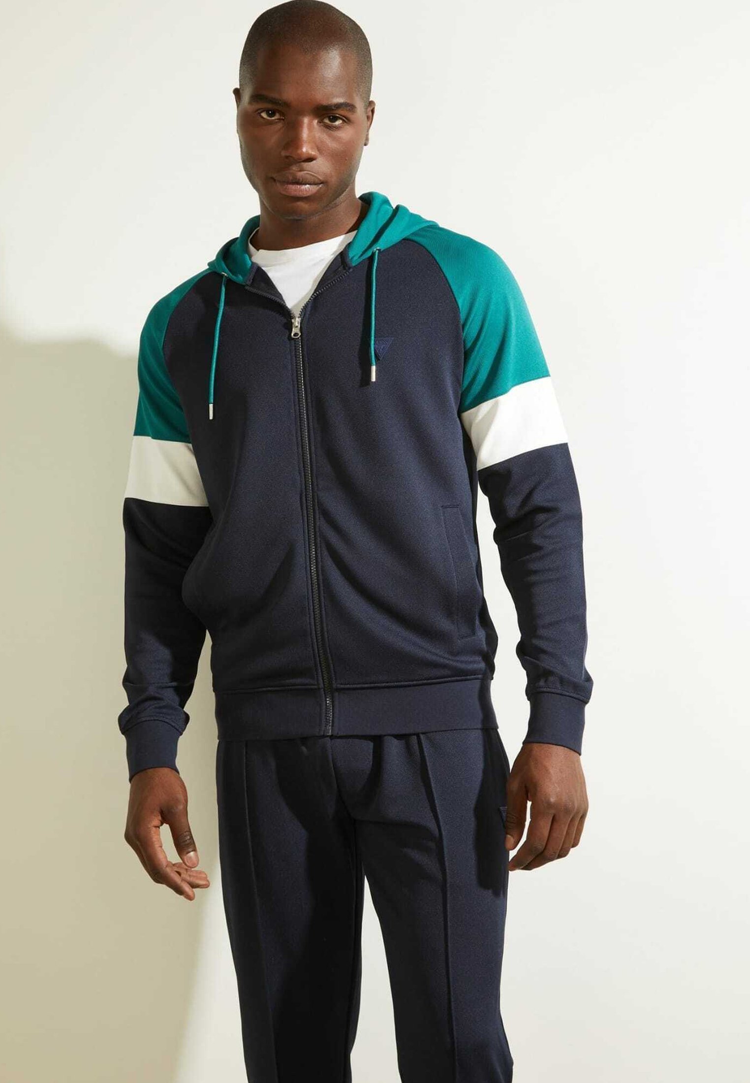 Guess Zip-up sweatshirt - dunkelblau 