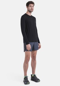 icebreaker MERINO 125 LIGHT WEIGHT ZONEKNITGRAPHIC - Langarmshirt - BLACK