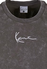 Karl Kani SMALL SIGNATURE WASHED HEAVY SKULL TEE - T-shirts med print - anthracite