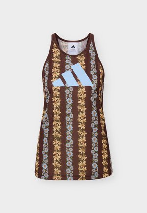 adidas Performance, FARM TANK - Μπλούζα - auburn/clear sky/multicolor