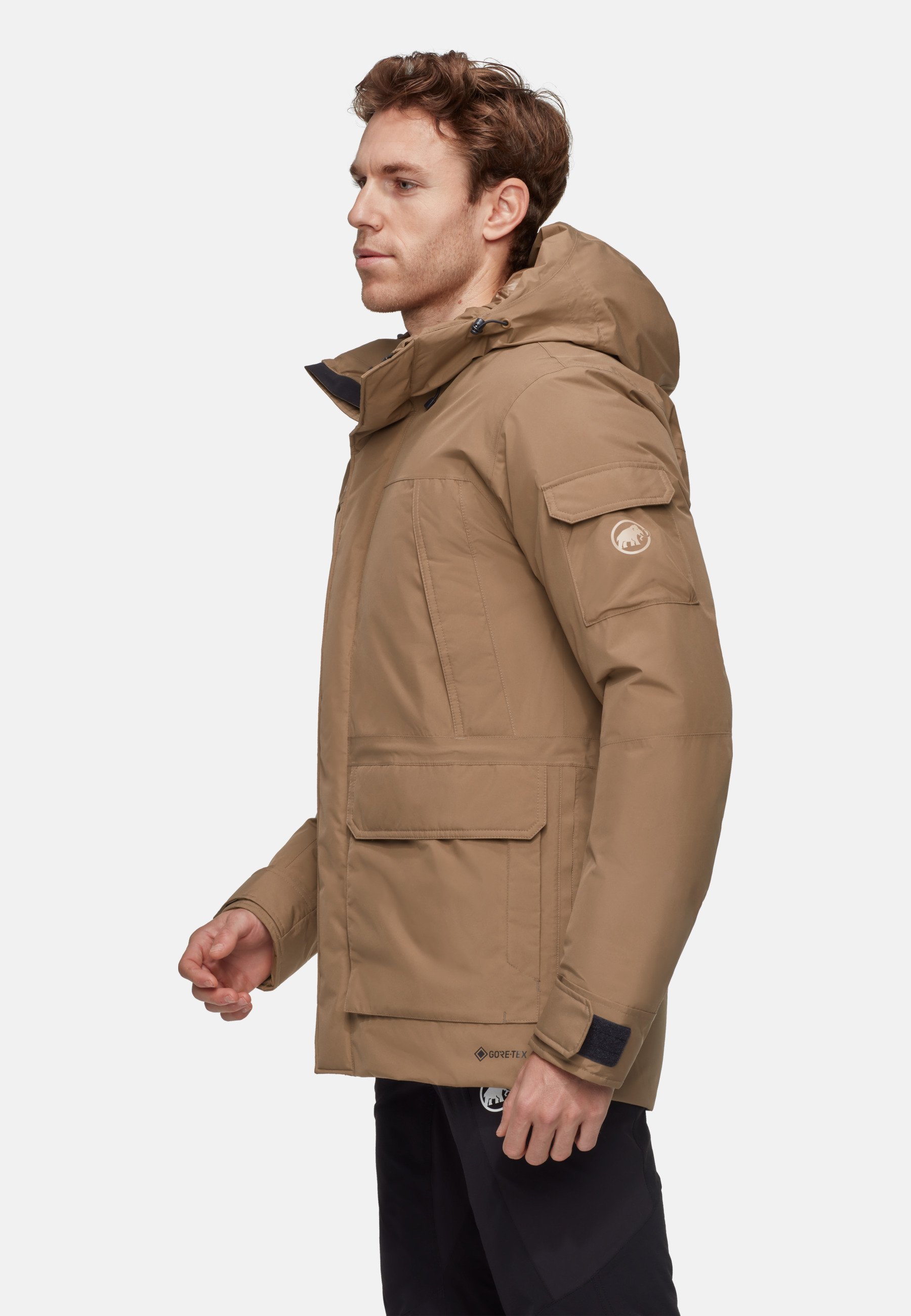 Mammut OBELISK GORE-TEX - Down coat - dark sand/brown - Zalando