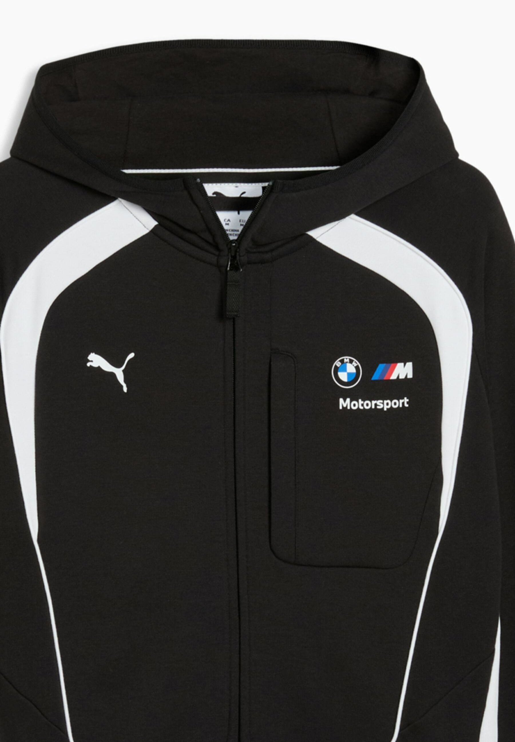 Puma BMW M MOTORSPORT - Zip-up sweatshirt - black - Zalando