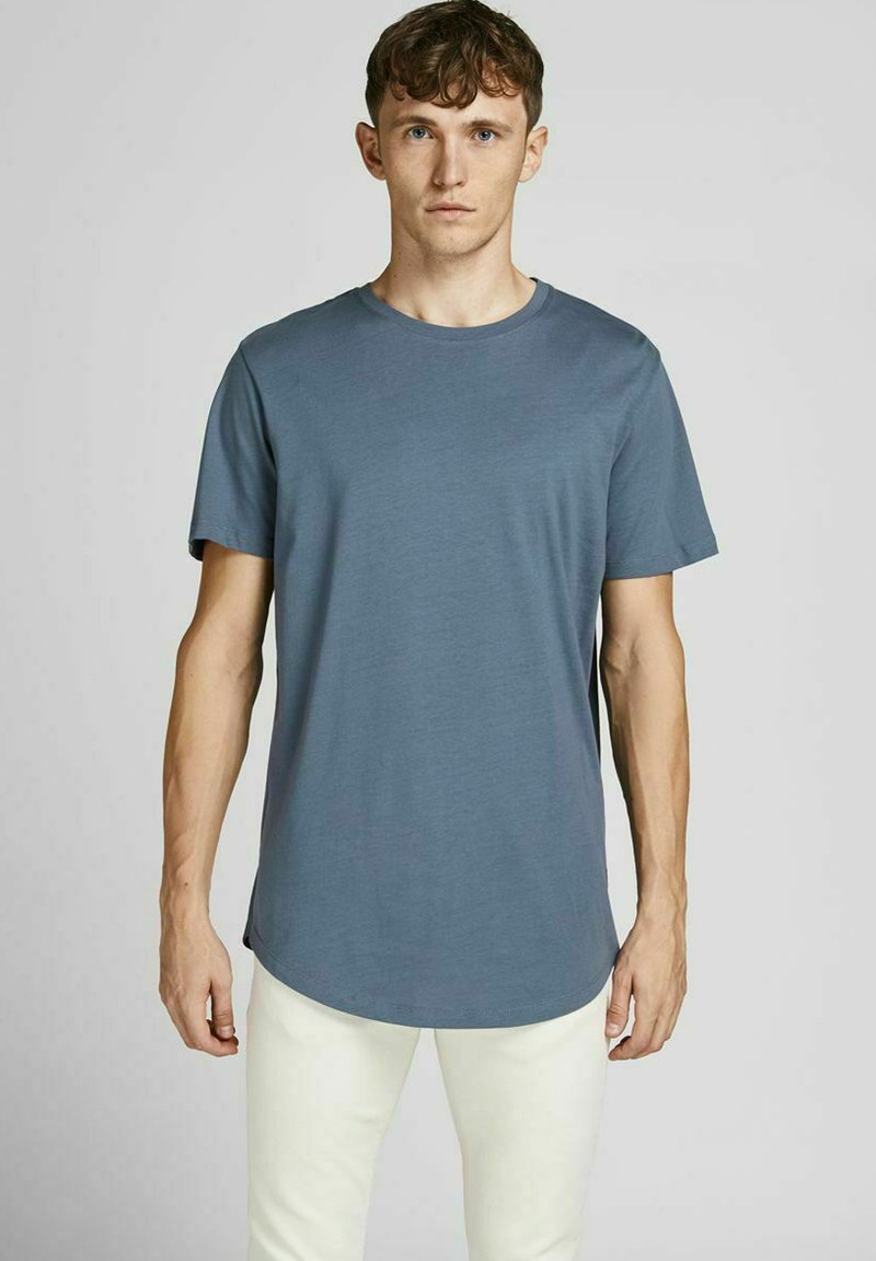 Jack & Jones JJENOA TEE CREW NECK - Lihtne T-särk - grisaille