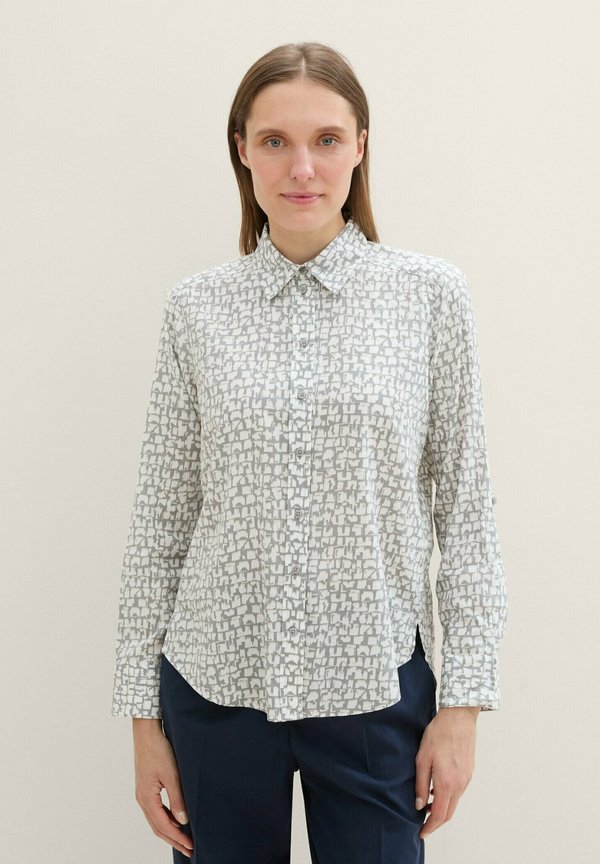 GEMUSTERTE - Hemdbluse - neutral tile design